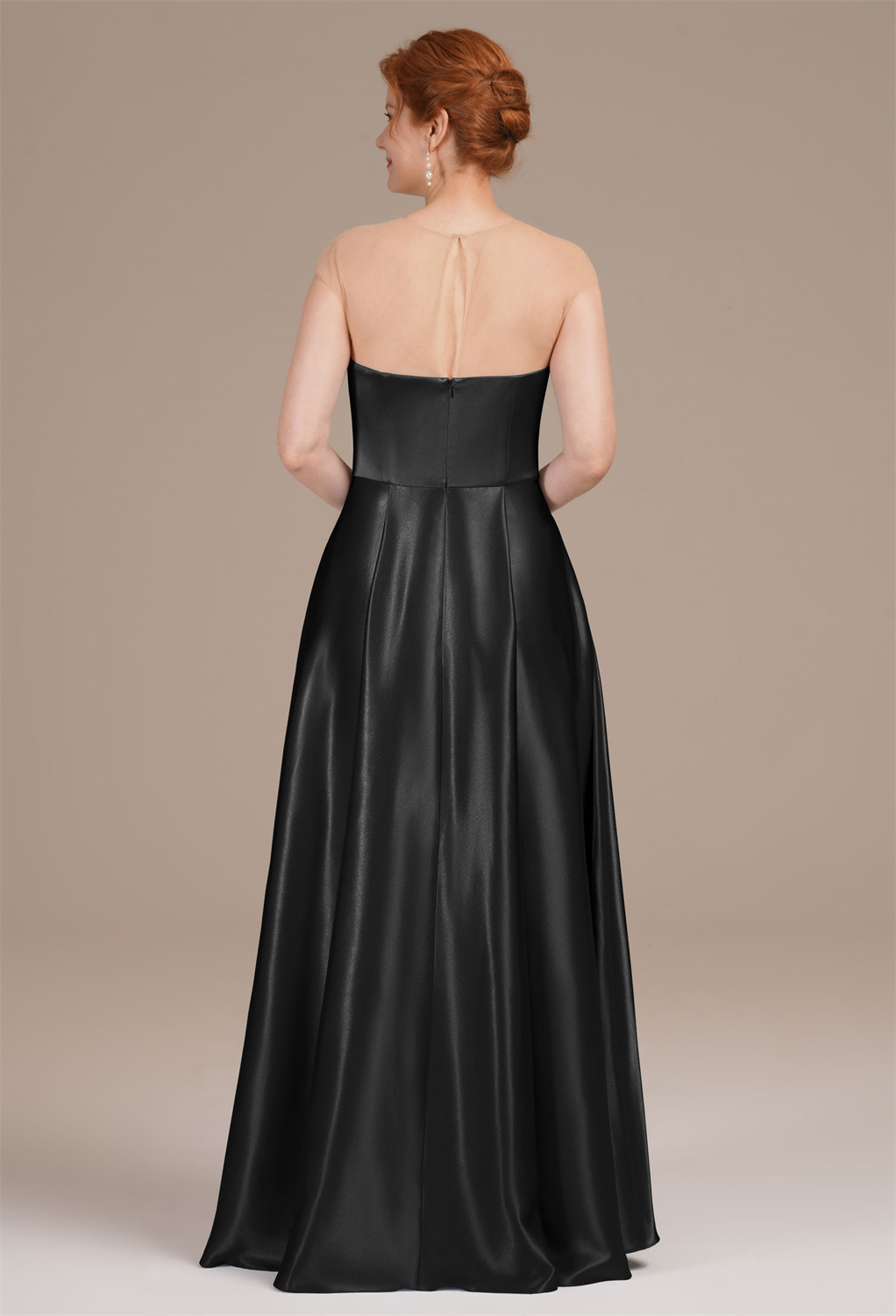 AW Theodosia Black Metallic  Spring Mother of The Bride Dresses